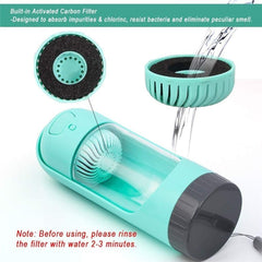 Portable Filtered Dog Drinker Bottle