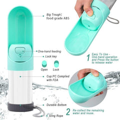 Portable Filtered Dog Drinker Bottle